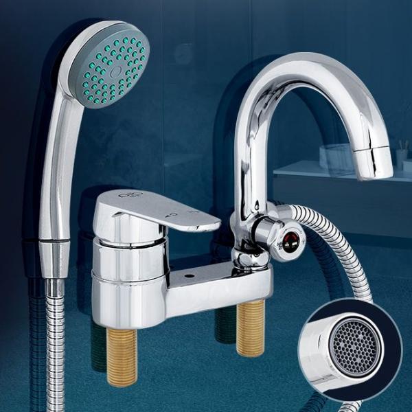 L2 세면겸용(U) 샤워수전 수도꼭지 욕실샤워기 교체