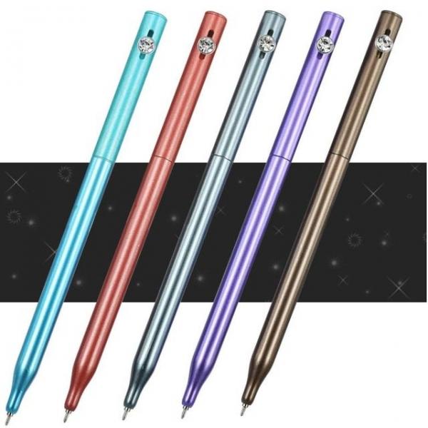 국산 크리스탈 니들볼펜(색상별 2개씩 10개 묶음판매)