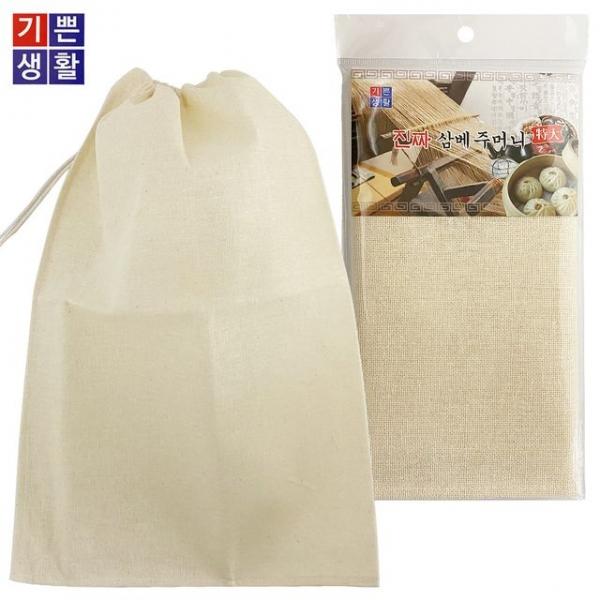 진짜 삼베주머니(특대 36x53) 면보자기 한약 면포