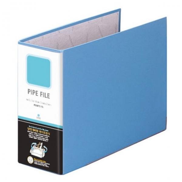 (P)양면개폐형 파이프바인더(PB8875-7A/A4/10cm/가로형/청색)