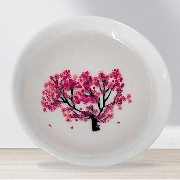 벚꽃 사케잔 소주잔 술따르면 꽃피는 술잔 DD-12236
