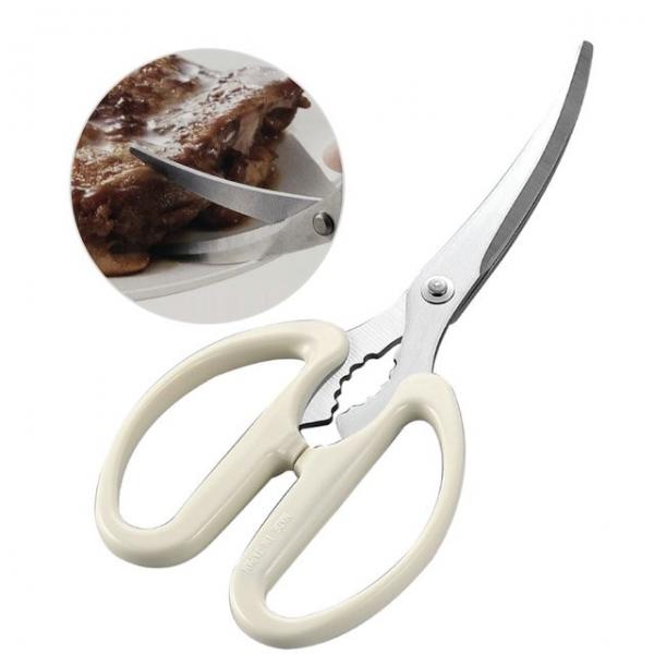 일본산 바베큐 조리용 커브형 주방 가위