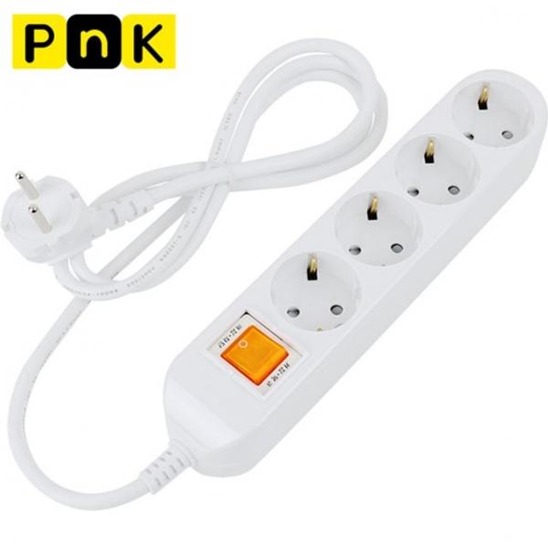 강원전자 PnK P062A 안전 멀티탭 4구 접지 1.5m 10A