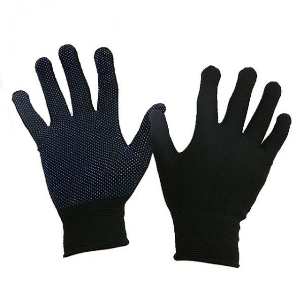 알라딘 나일론 도트장갑 검정 회색 100개