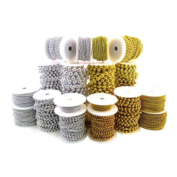 체인비드 롤체인비드 금 은 롤체인 대용량 -원형 9종