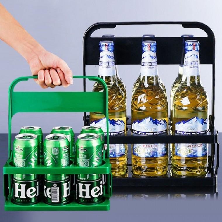 컵홀더트레이 소주병홀더 맥주트레이 피크닉트레이 휴대용트레이 맥주홀더 음료수 6구 홀더 트레이