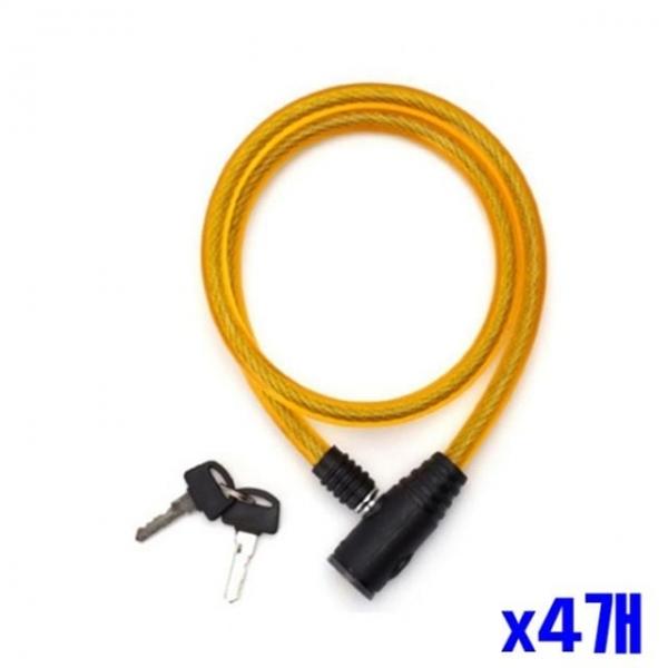 bns 도난방지 자전거 자물쇠 열쇠타입 x4개 안전장치