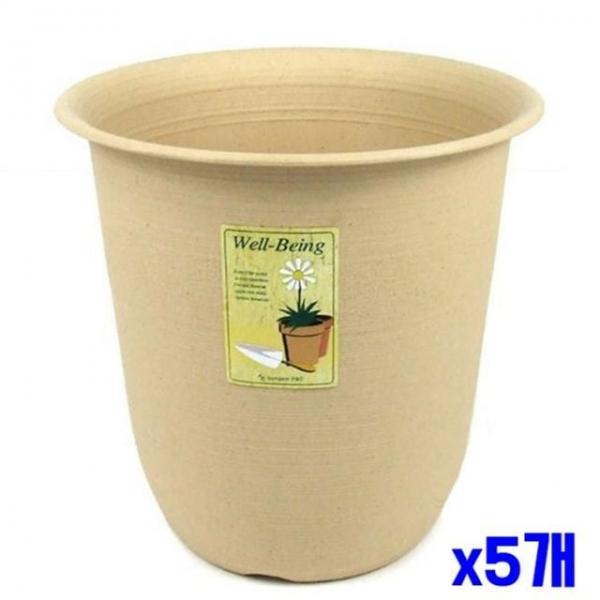 bns 모던 원형 화분 4호 x5개