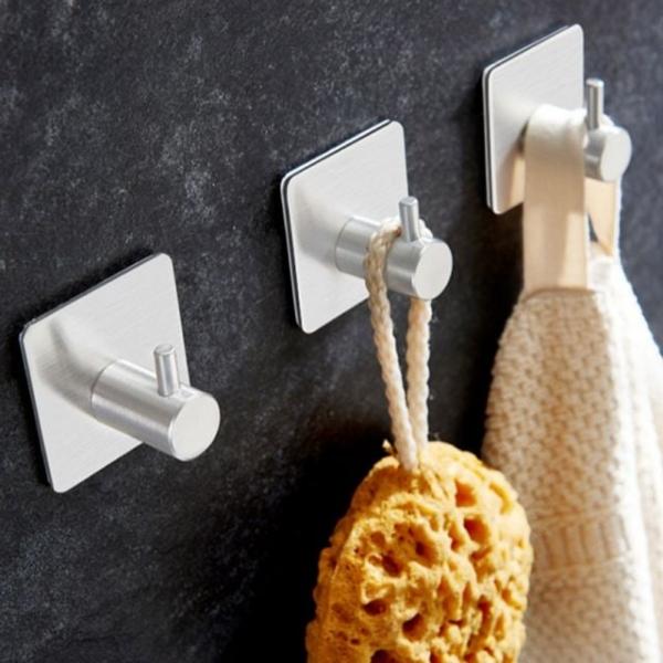 bns 모던스타일 초강력 붙이는 무광 스탠 고리 걸이