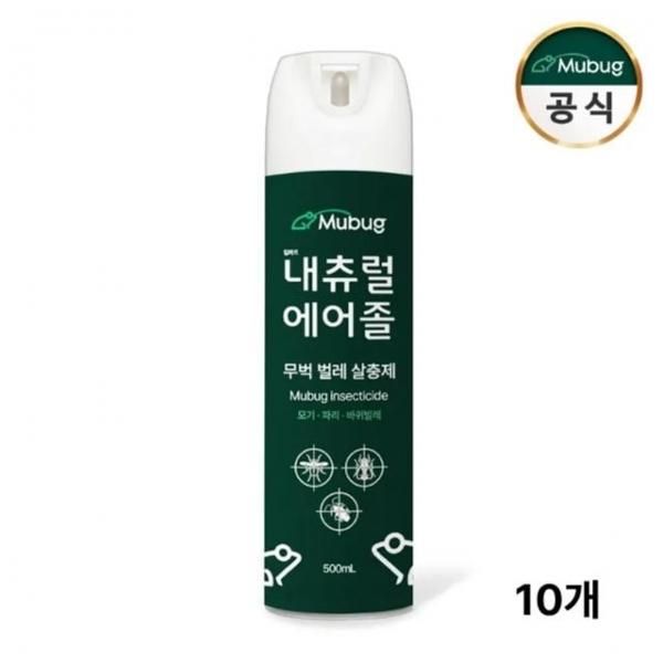 bns 무벅 내츄럴에어졸 500mL 10개