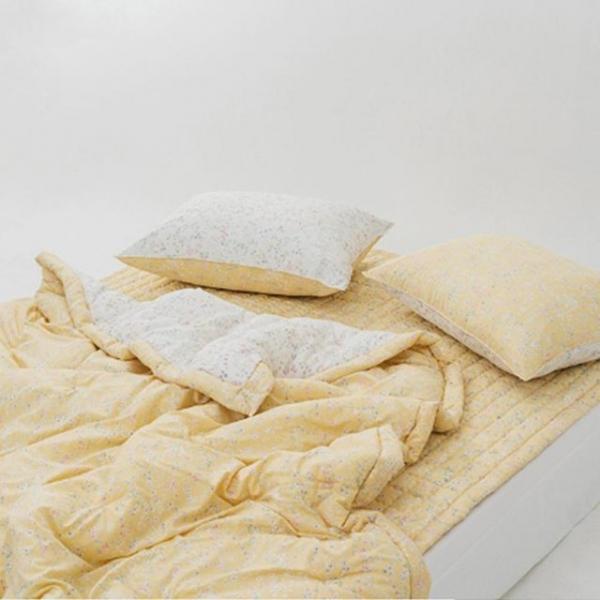 모달 차렵 꽃이불 이불 이불패드세트 퀸 Q 옐로우