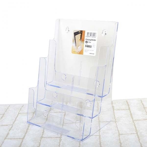 3단A4 아크릴 전단지 카다로그 꽂이 케이스 안내판