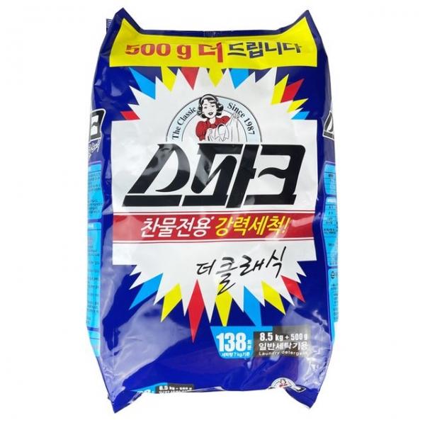 스파크 분말세제 일반용세탁기용 8.5kg+500g 리필-O