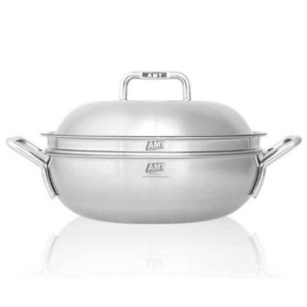 A 통5중 뚜껑 스텐 파티웍 28cm 1P 찜기 양수냄비