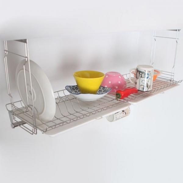 씽크선반 800 슬라이드 물받이선반