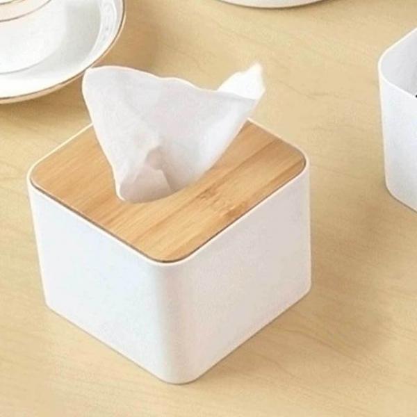 휴지케이스 화이트우드 냅킨케이스 각티슈케이스