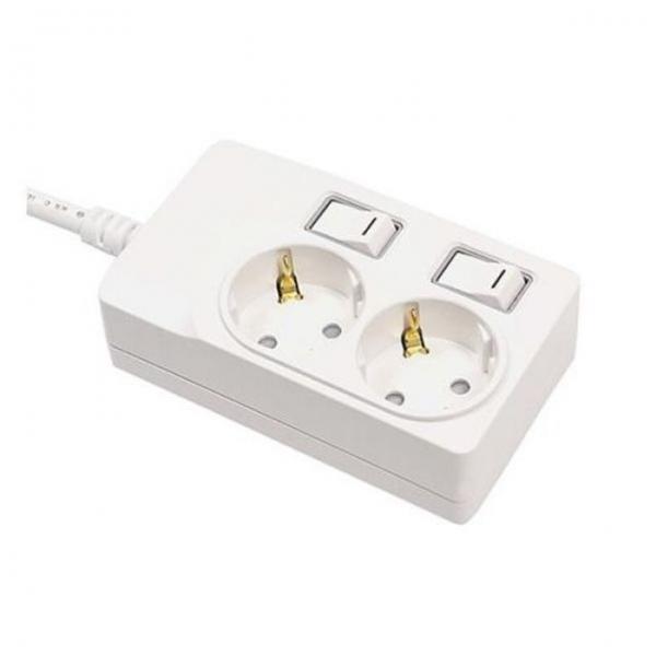 써보니)2구접지개별스위치멀티탭(2M/M-1322)