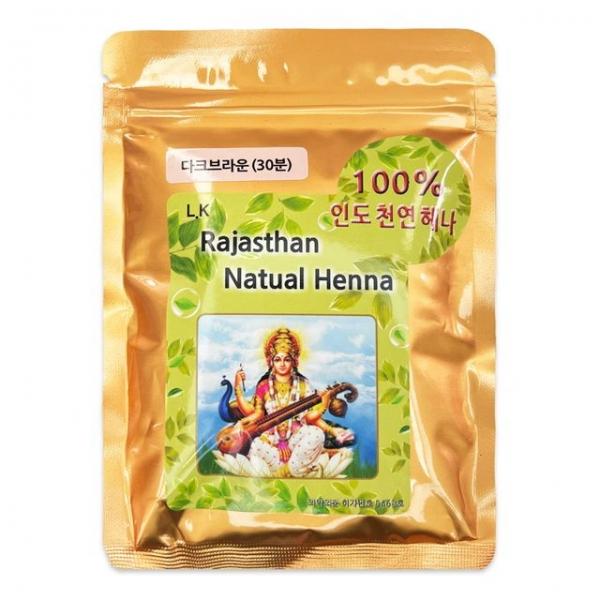 실크플로라 인도  헤나 -다크브라운- 100g -O
