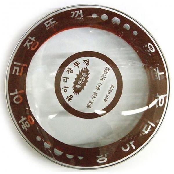 항아리 뚜껑 된장 단지 장독 유리 뚜껑 10호 47cm