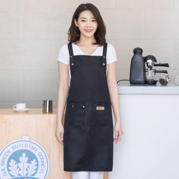 카페 공방 바리스타 앞치마 업소용 H형 방수 앞치마