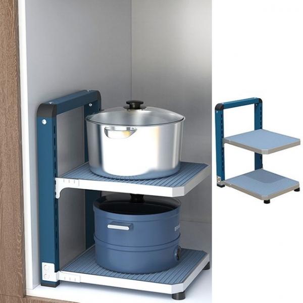 주방선반 냄비정리대 싱크대 거치대 받침대 업소 2단