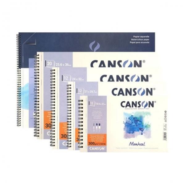 캔손 몽발 수채패드 300G 스프링 13.5x21cm (1개)