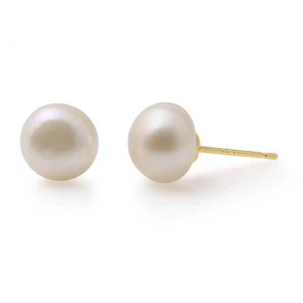 14K 소프트 진주 귀걸이 (Gold-pin)