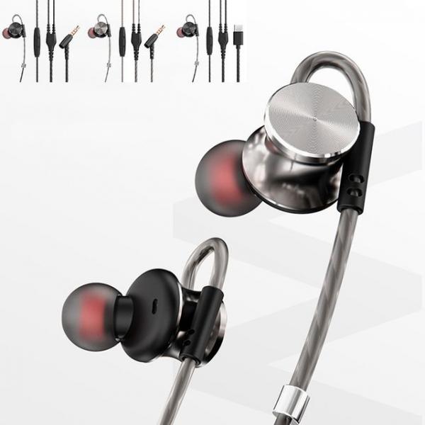 스포츠 유선 이어폰 운동 달리기 핸드폰 다용도 케임