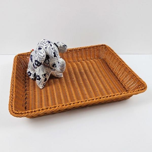 사각 우드트레이 특대형 베이커리 진열 소쿠리 바구니