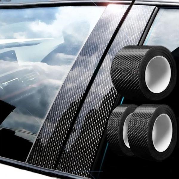 100mm x 3M 5D 카본 랩핑 필름 시트지 유광 차량용