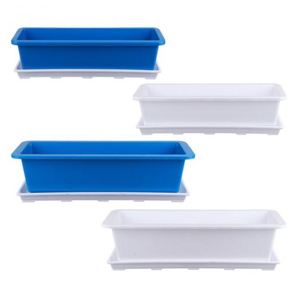 초화 박스 화분 (받침포함)