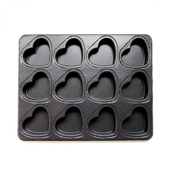 양면코팅 하트팬 하트틀 하트몰드 12구