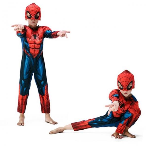 스파이더맨 에버그린 코스튬 할로윈 파티복 코스프레