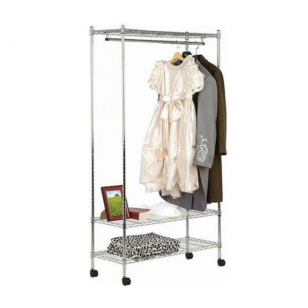 메탈행거 3단 정리대 수납장 수납 옷걸이 시스템 선반