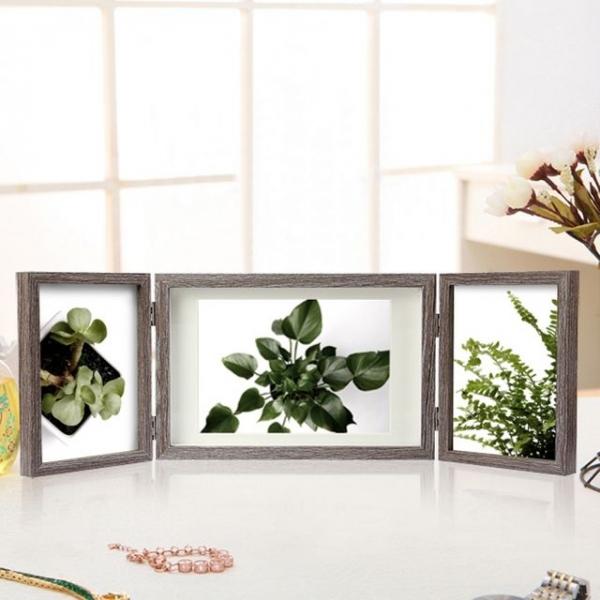탁상용액자 포토프레임 접이식 3단 액자(5x76x8)