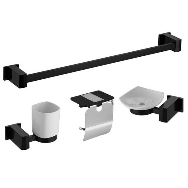 abs스텐리스 욕실 실속형 악세사리 4종 세트(무타공)