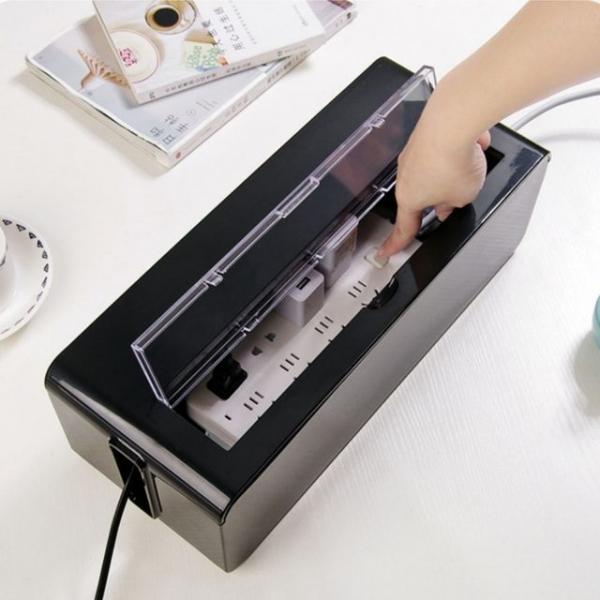 오픈형 멀티탭정리함 전선정리박스 대형