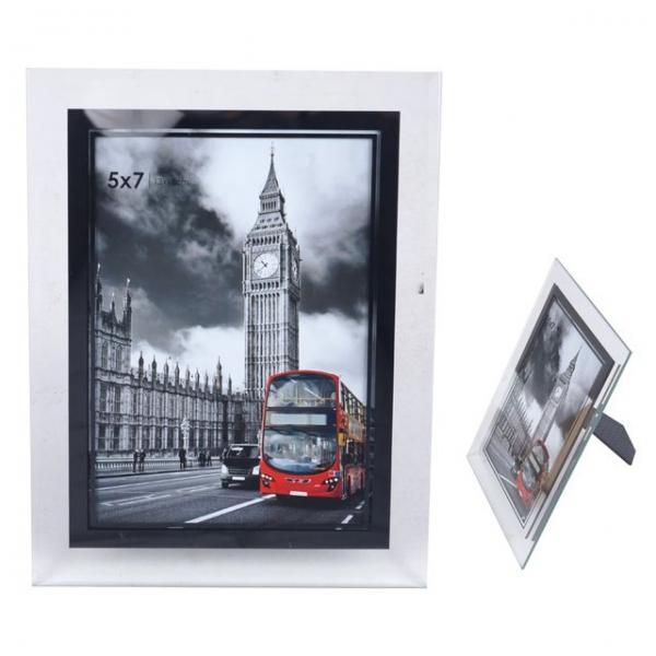 라인 크리스탈 액자 5x7