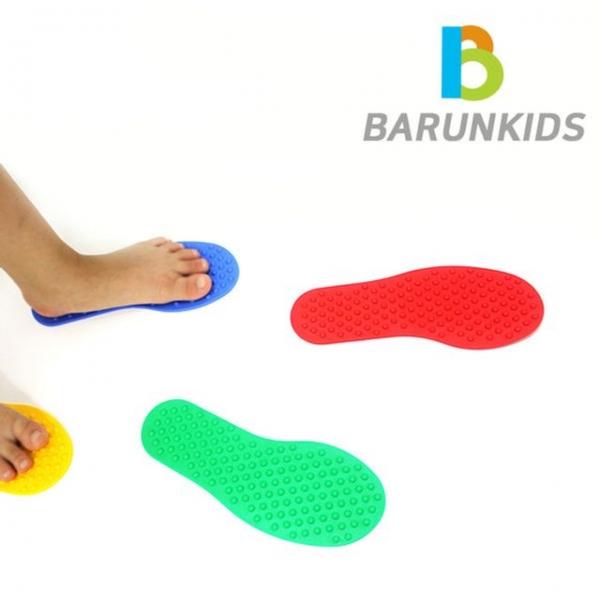 바른키즈 발 모양 마커 / 8개(4쌍) 발마커 유아체육