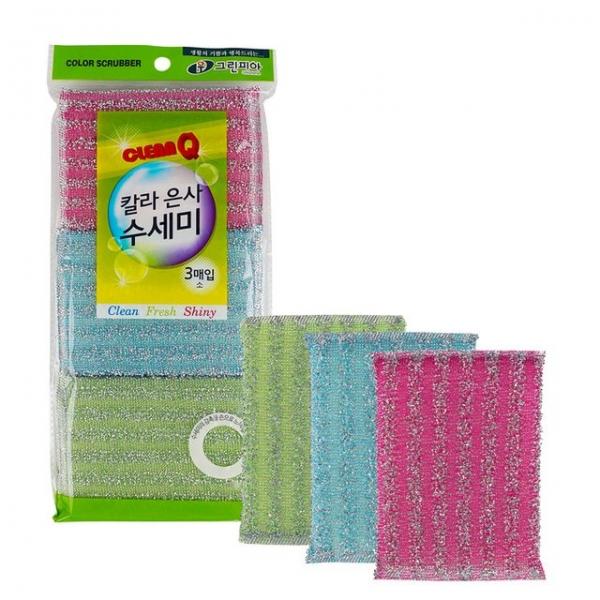 칼라 은사 수세미 3매입 10개 set