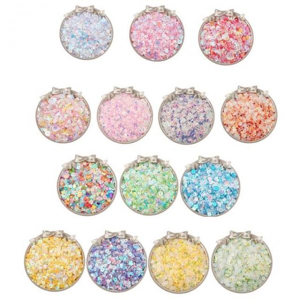 스팽글 비즈 장식 7종 세트 컬러 의류부자재 DIY 수공