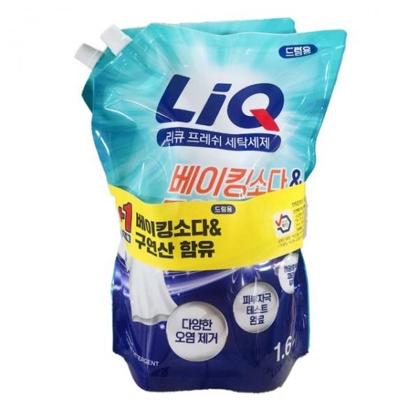 프레쉬 액체세제 드럼세탁기 1.6L + 1.6L