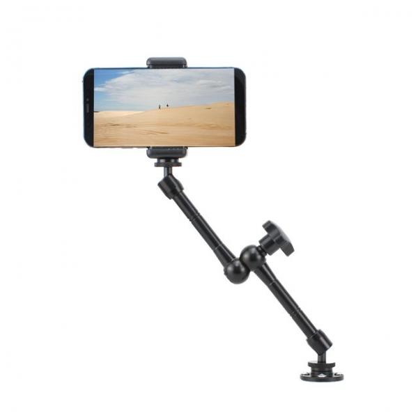 스마트폰 벽면 거치대 마운트 매직 암 클램프 홀더