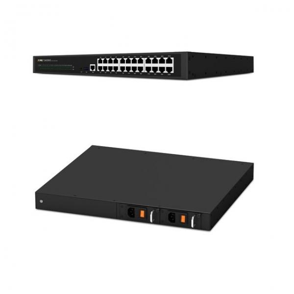 T24000NS 기가랜 24포트 유선 공유기 듀얼파워 DDR3