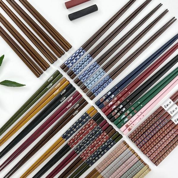 설렘하우스 고급 목 우드 일식 일본 나무젓가락5P