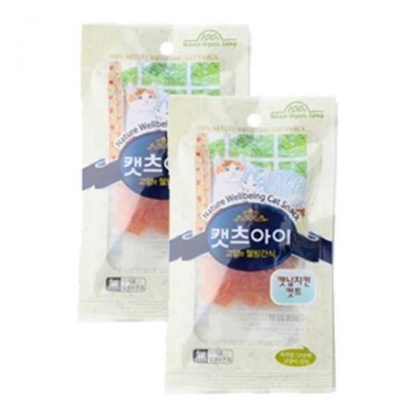 고양이 캣닢 치킨 컷트 27g 20P 냥이 육포 져키 간식