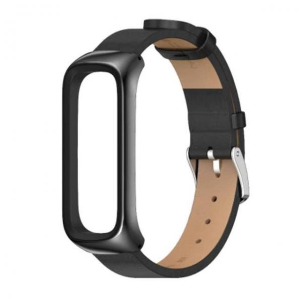 갤럭시핏2 스트랩 메탈 밴드 프리미엄 가죽스트랩