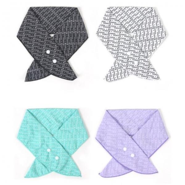 7색 1개 국산 폴리머 냉각 단추형 쿨 스카프 목에 두