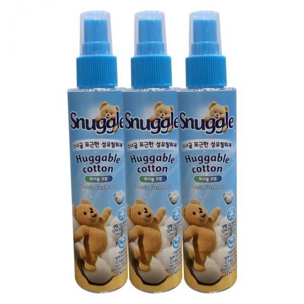 스너글 섬유탈취제(허거볼 코튼)150ml-3개