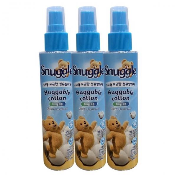 스너글 섬유탈취제(허거볼 코튼)150ml-3개